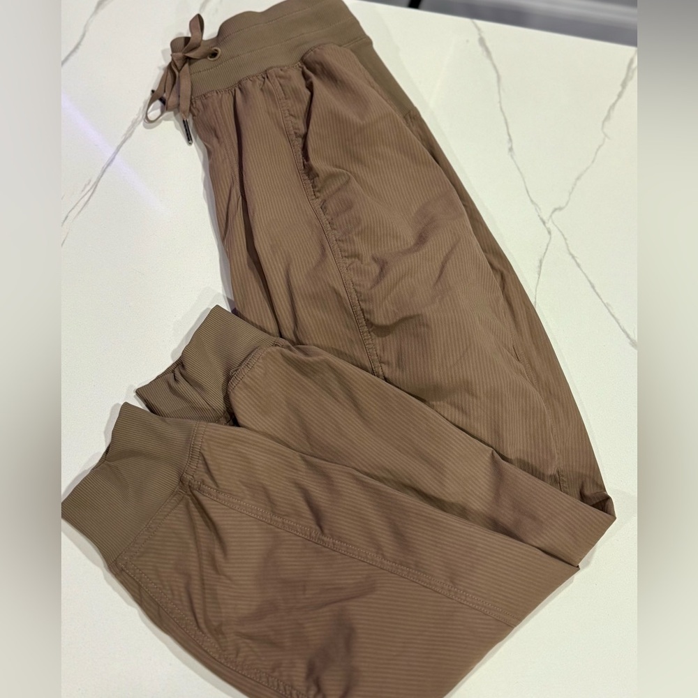 lululemon athletica Brown Ribbed Track Pants